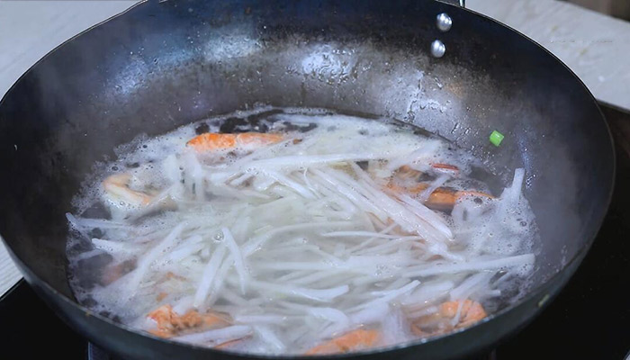 萝卜丝虾汤的做法 萝卜丝虾汤怎么做