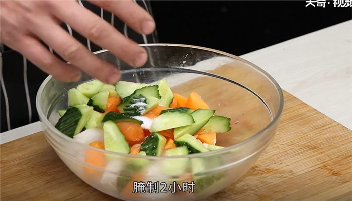 三色泡菜怎么做 三色泡菜的做法