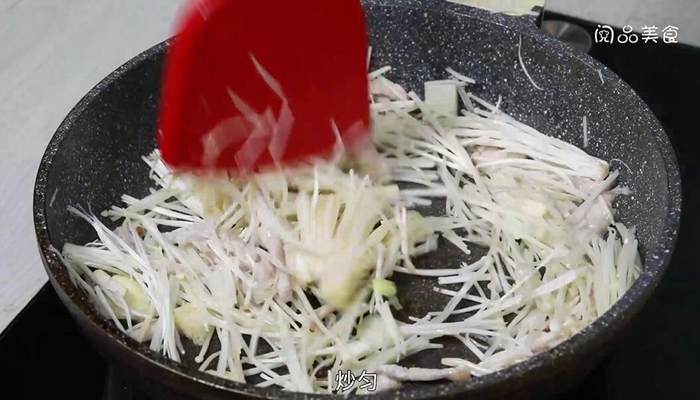 金针菇炒肉丝的做法 金针菇炒肉丝怎么做