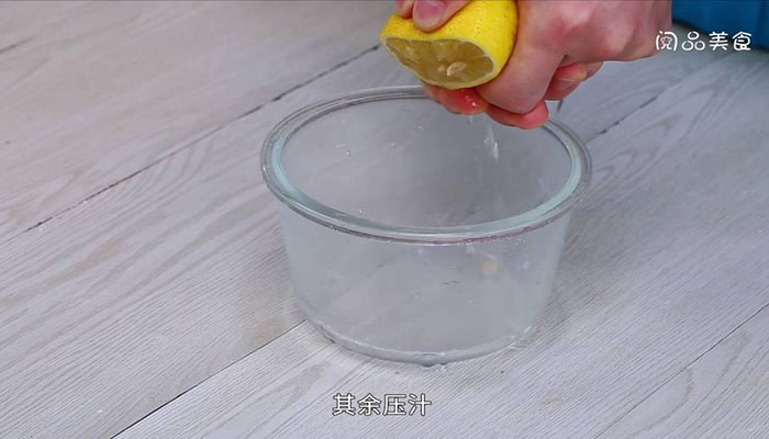 柠檬气泡水 柠檬气泡水怎么做
