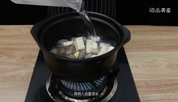 蛤蜊豆腐汤  蛤蜊豆腐汤的做法