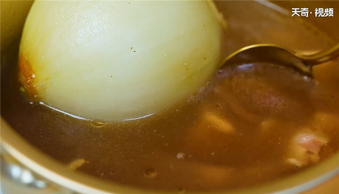 一颗洋葱汤怎么做 一颗洋葱汤的做法