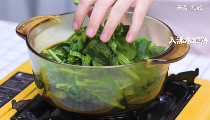 低脂凉拌菠菜怎么做 低脂凉拌菠菜