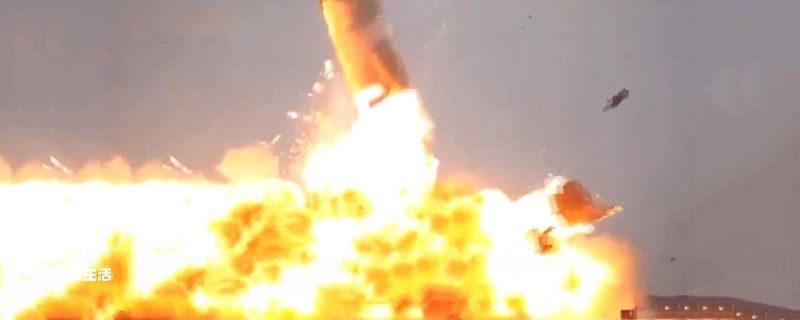 SpaceX原型机着陆数分钟后爆炸
