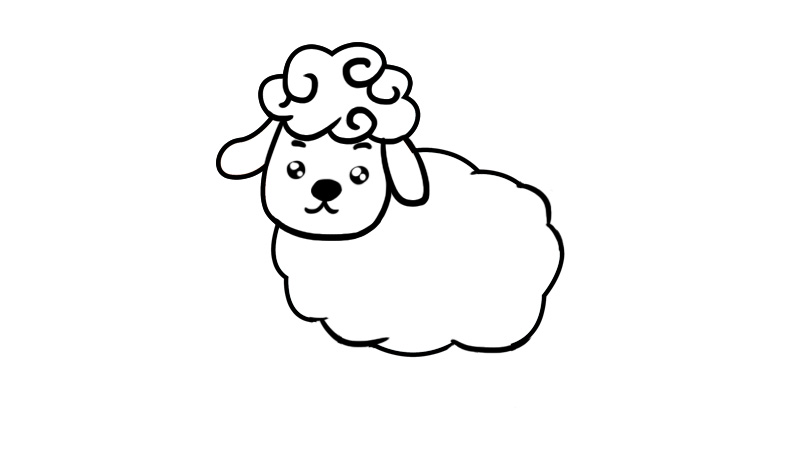 羊简笔画