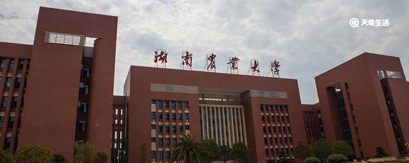 湖南农业大学是几本