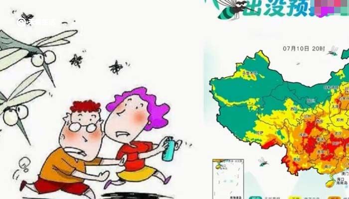 2021全国蚊子预报地图出炉,江苏部分地区将掀“人蚊大战”