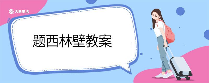 題西林壁教案