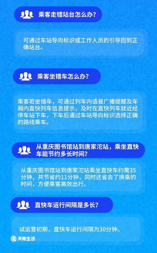 重庆轨道环线4号线互联互通怎么乘坐