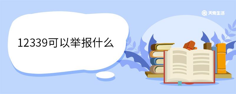 12339可以举报什么