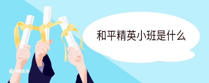 和平精英小班是什么