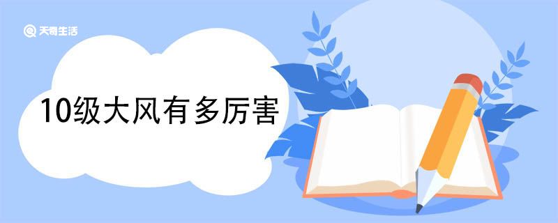 10級大風(fēng)有多厲害