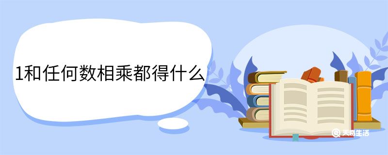 1和任何數(shù)相乘都得什么