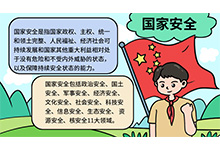 国家安全手抄报图片 简单 国家安全手抄报怎么画