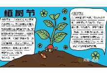 植树节手抄报图片