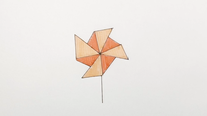 风车简笔画