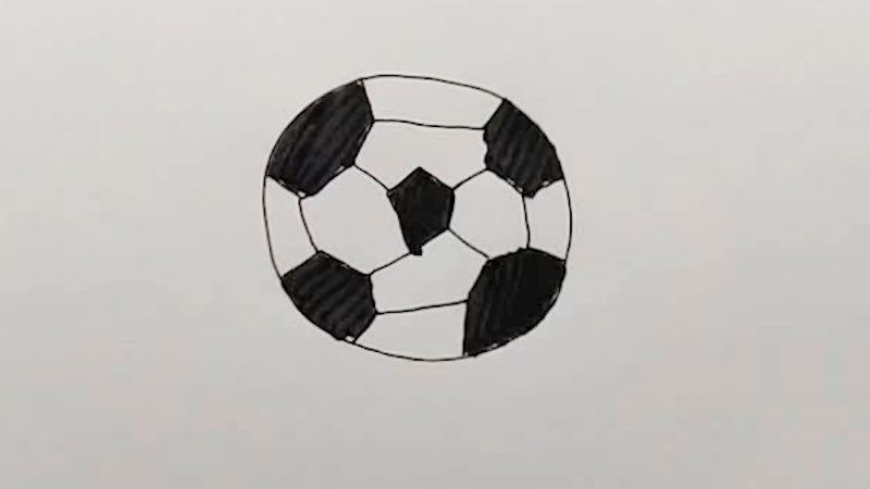 足球简笔画