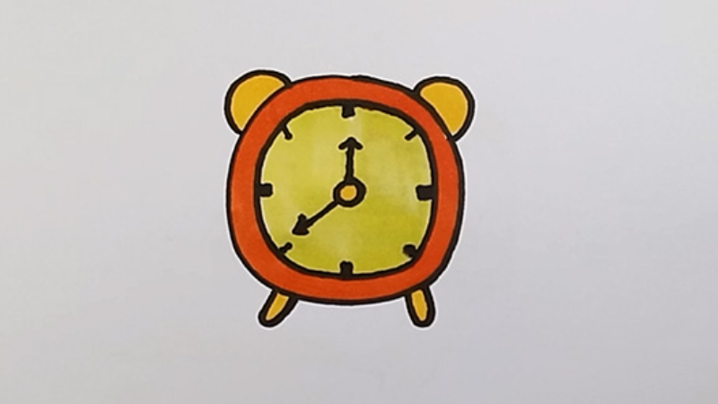 鐘表簡筆畫
