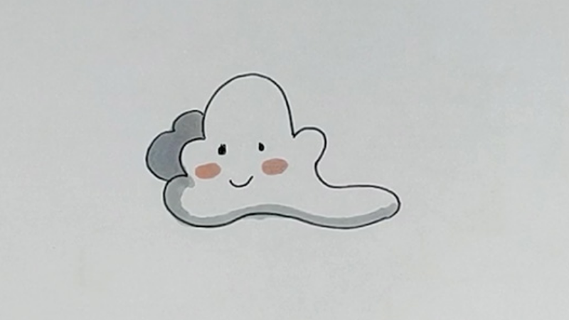 白云簡(jiǎn)筆畫(huà)