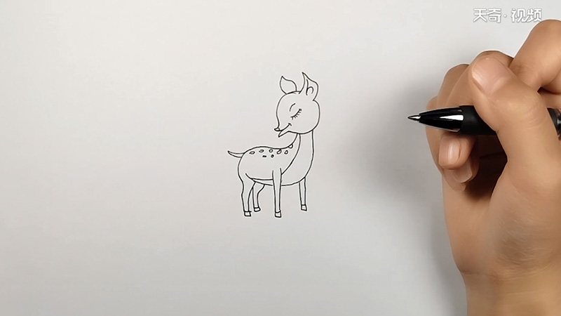 小鹿简笔画