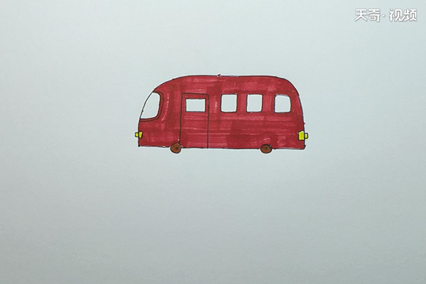 公交车的画法