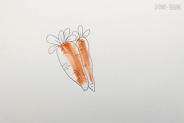 胡萝卜简笔画