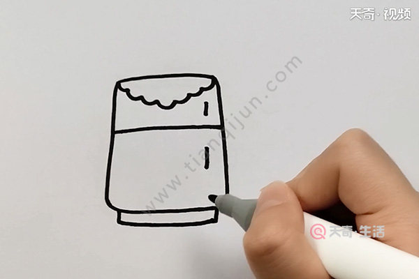 冰箱简笔画