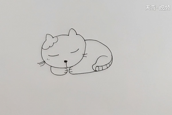 猫咪简笔画