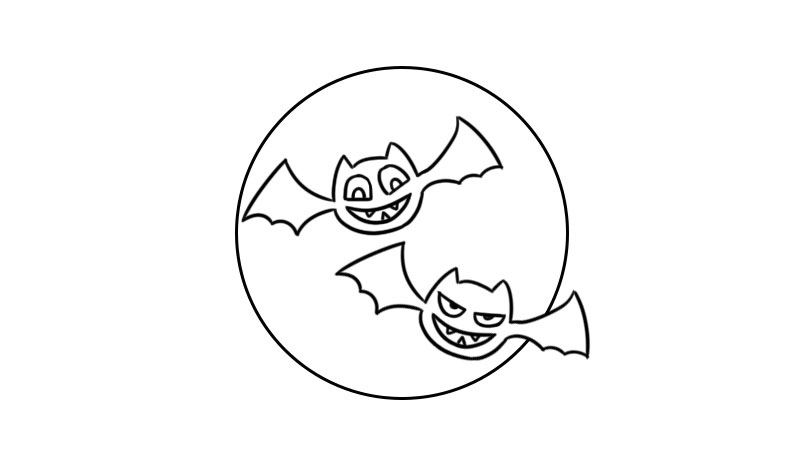 蝙蝠简笔画