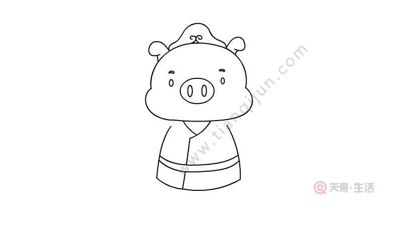 猪八戒简笔画