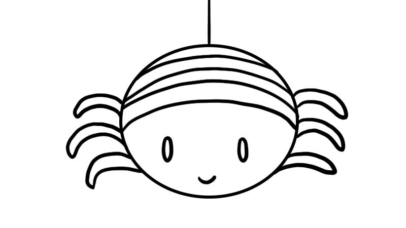 蜘蛛简笔画