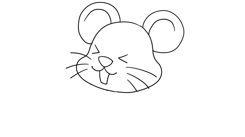 鼠年老鼠简笔画