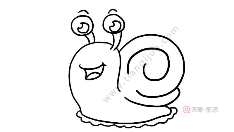 蜗牛简笔画 蜗牛简笔画怎么画