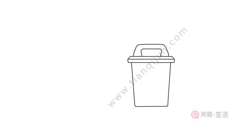 垃圾分类简笔画步骤 垃圾分类简笔画 - 天奇生活
