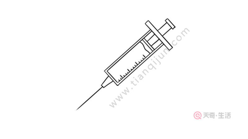 如何画针管简笔画 针管简笔画