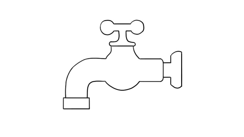 水龙头简笔画怎么画简单