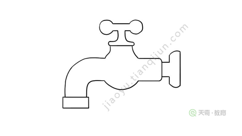 水龙头简笔画怎么画简单