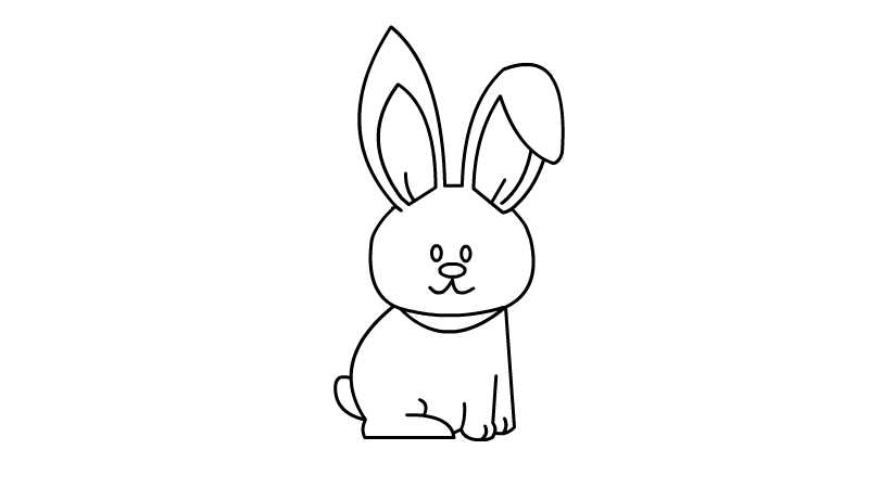 小兔简笔画