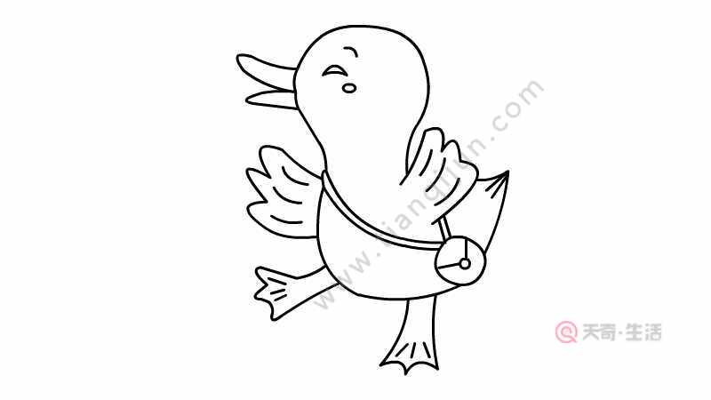 如何画鸭子的简笔画步骤 怎么画鸭子简笔画