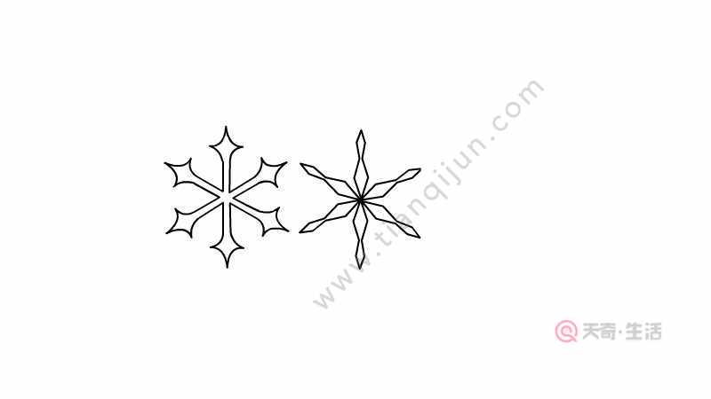 冰花简笔画 冰花的画法