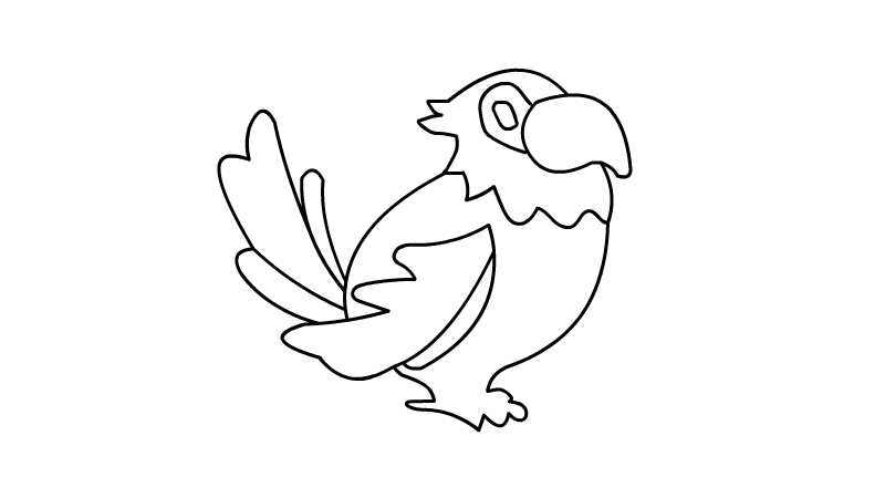 鸟怎么画简笔画