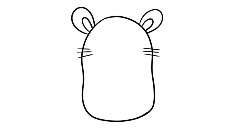 老鼠简笔画怎么画步骤