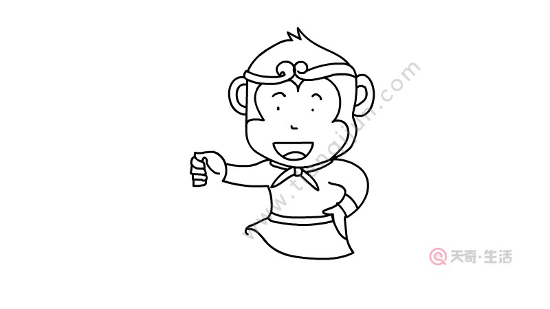 孙悟空简笔画怎么画简单