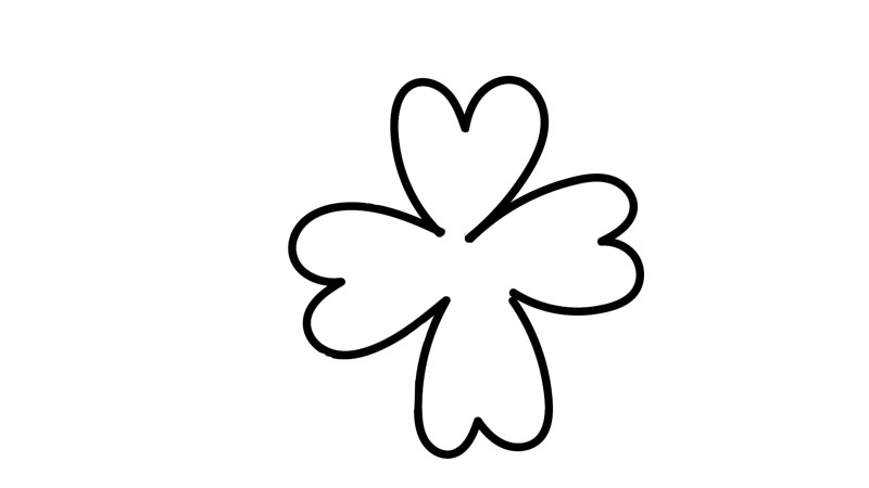 花朵简笔画画法简单怎么画