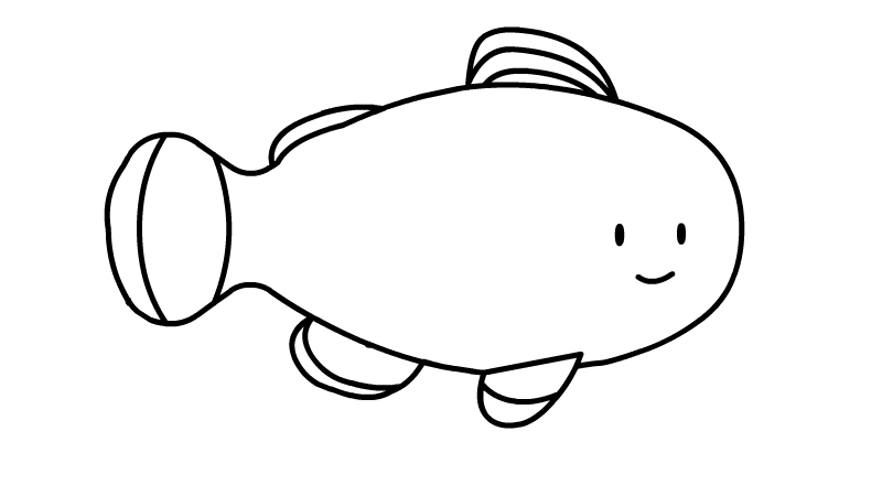 鲤鱼简笔画怎么画