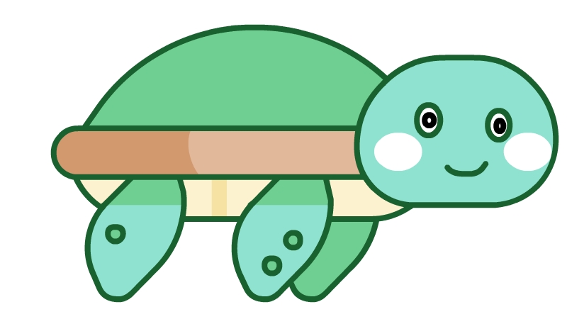 乌龟简笔画画法