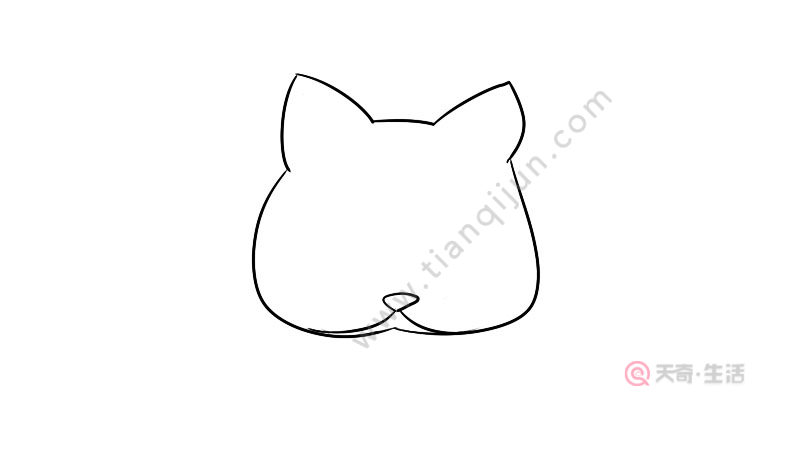 猫妖面具简笔画怎么画 怎么画猫妖面具简笔画