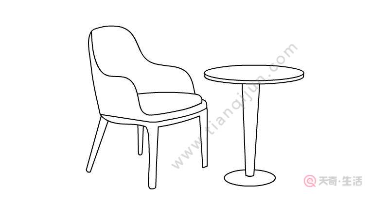 桌子椅子简笔画画法 桌子椅子简笔画步骤 - 天奇生活