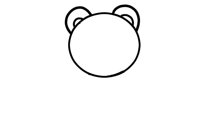 熊简笔画怎么画