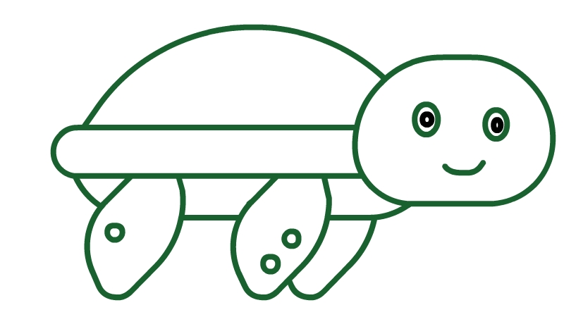 乌龟简笔画画法